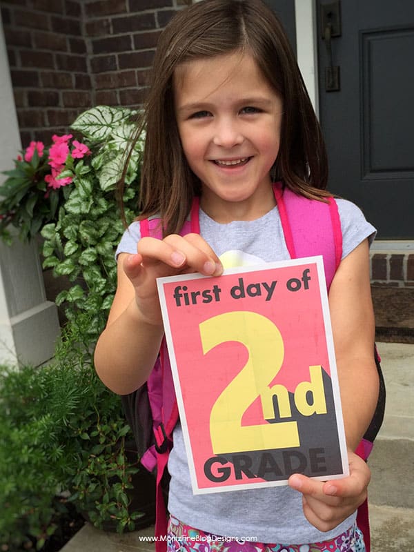 Don't forget to take a picture of your kids on their first day of school. Use these fun First Day of School Signs to mark what grade your student is in!