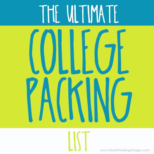 Getting kids read to head off to college is a huge task! Grab this Ultimate College Packing Checklist to tackle gathering all the college necessities!