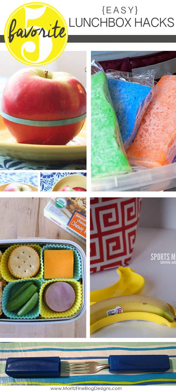 Make packing your kid's lunches easier with these Easy Lunchbox Hacks you can't live without! Simple ways to make life better.