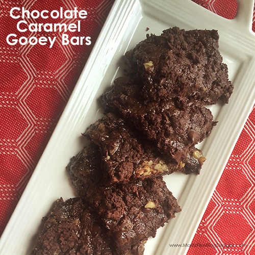 Chocolate Caramel Gooey Bars