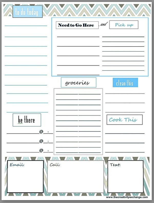Daily To Do List Free Printables