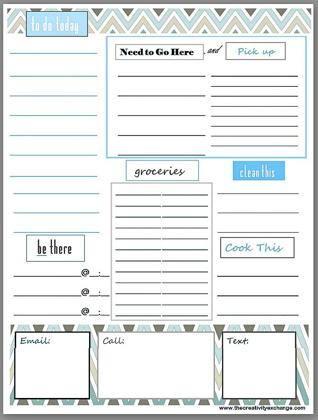 Stay on track and get more done everyday with a free printable Daily To Do List. Find the perfect Daily To Do List for you, many options to choose from!