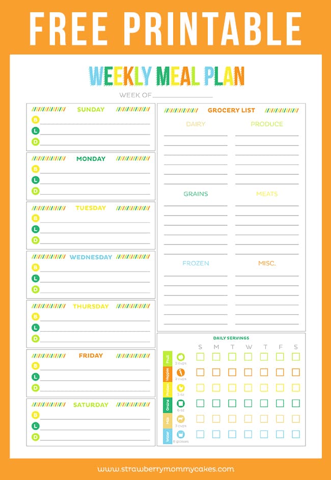 Stop panicking at 3pm everyday when you don't know what to make for dinner! Grab one of these Free Printable Menu Planners, spend 10 min. and plan dinner for the week! Your entire week will run more smoothly...and you can avoid the drive-thru.