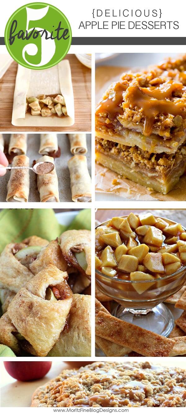 If you love apple pie, you will love these Apple Pie Desserts...fabulous variations of a classic original dessert. Guaranteed you will be addicted to one of these recipes!