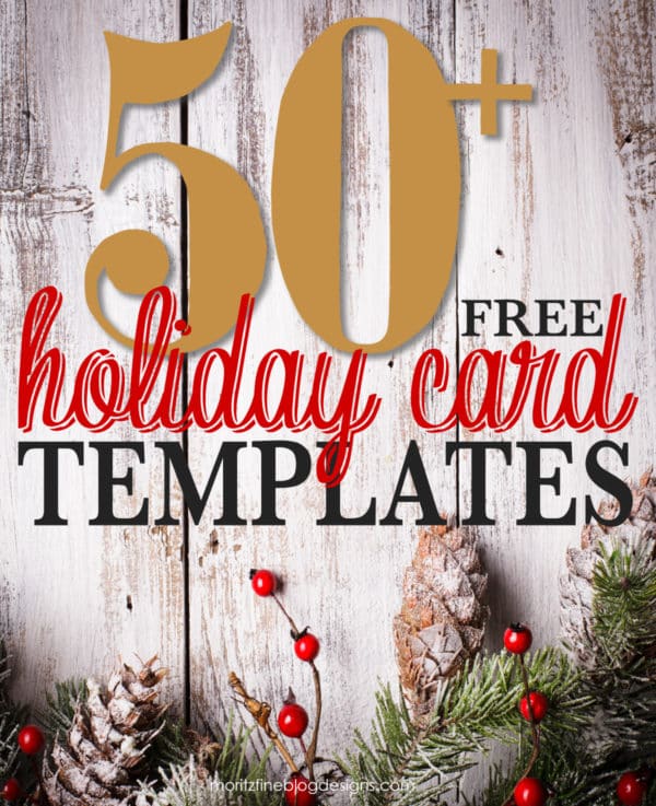 50 Free Holiday Photo Card Templates 50 Free Holiday Photo Card Templates