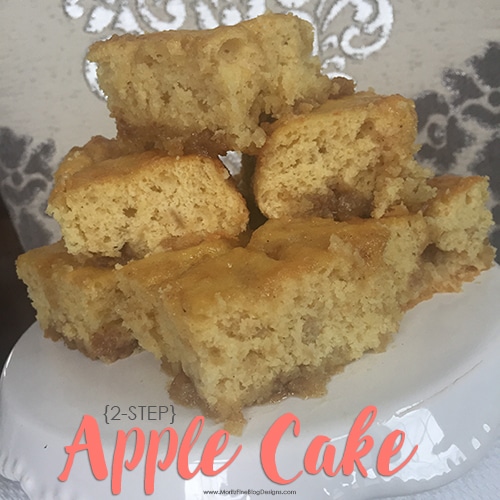 2-Step Apple Cake