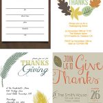 Thanksgiving Invitations that are free and easy to customize are the perfect way to invite your family, friends and neighbors to your Thanksgiving Gathering