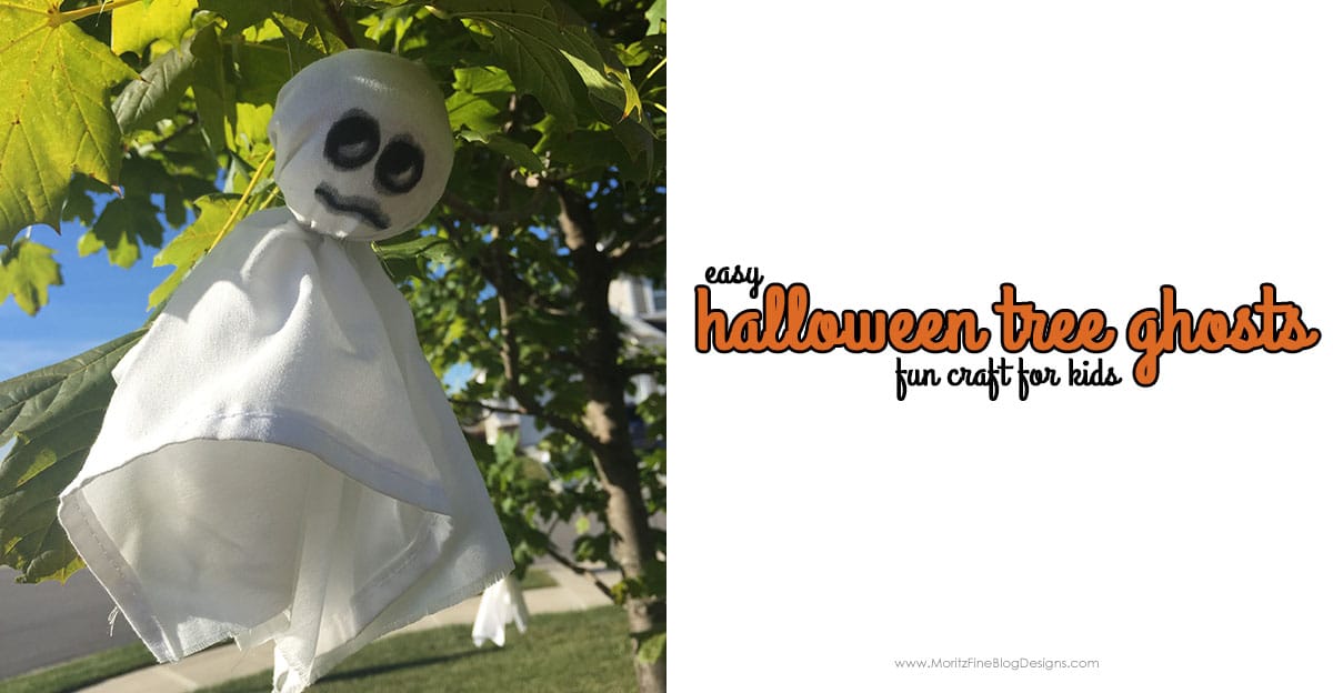 Halloween Tree Ghosts Fun Craft for Kids