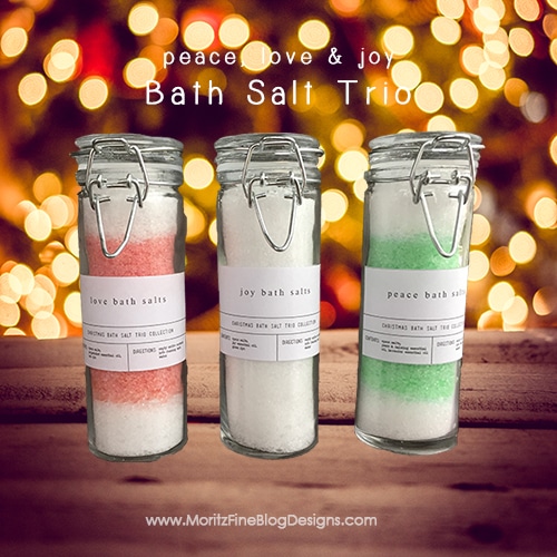 Holiday Bath Salt Trio