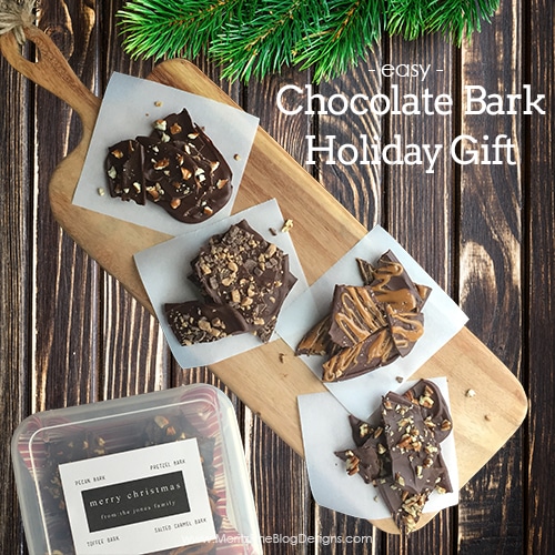 Chocolate Bark Holiday Gift Idea