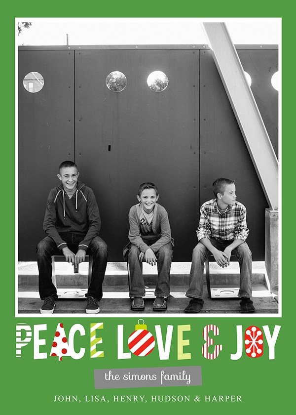 Free Customizable Christmas Card