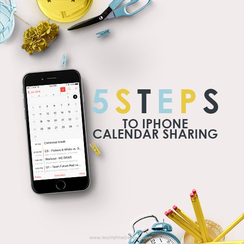 5 Steps to iPhone Family Calendar Sharing