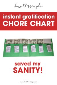 Boy Scout Chore Chart