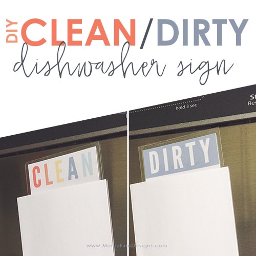 Clean Dirty Dishwasher Sign