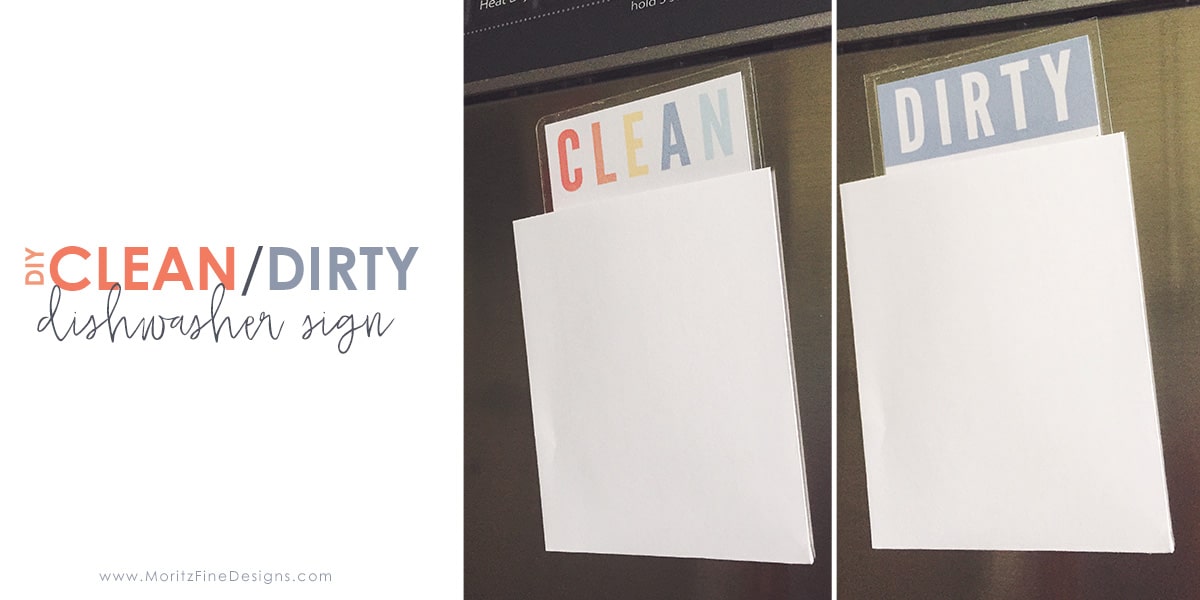 Diy Clean Dirty Dishwasher Sign Free Printable Included