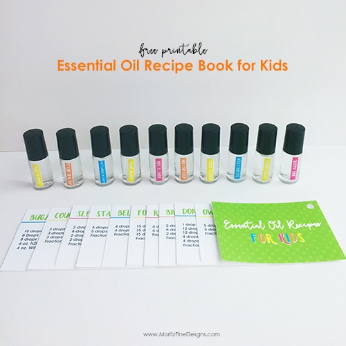 Kid Safe Essential Oils List - Free Printable PDF