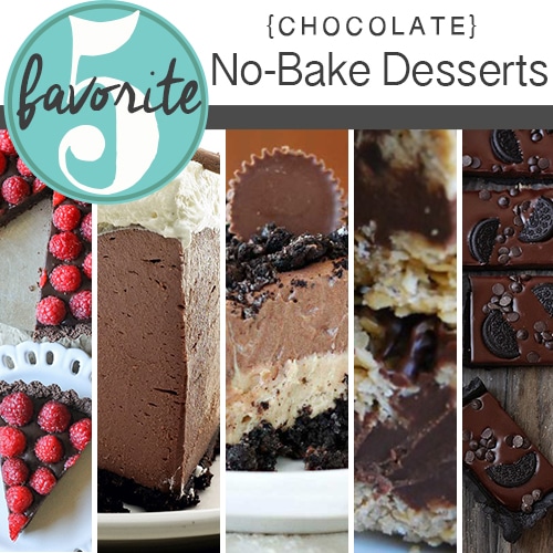 No Bake Chocolate Desserts | Friday Favorite 5