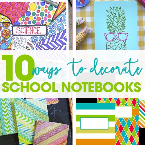 10 Ways to Decorate School Notebooks