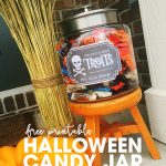 Halloween printables | Halloween label | Printables for Halloween | DIY Halloween candy jar | free printable