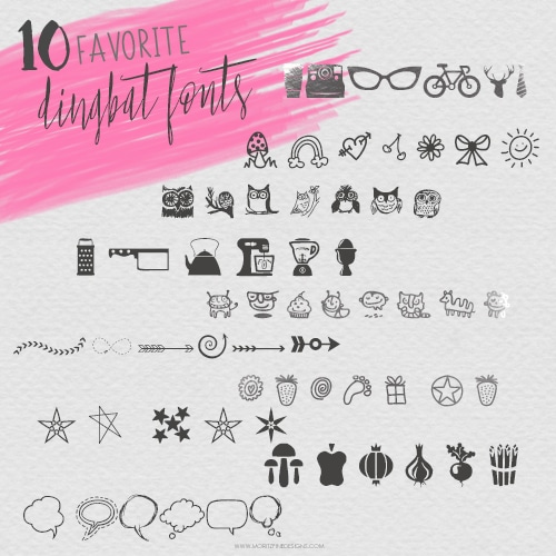 10 Favorite Dingbat Fonts