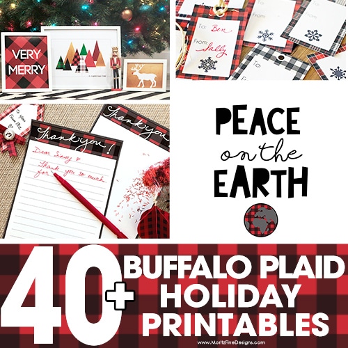 40+ Buffalo Check Plaid Free Printables