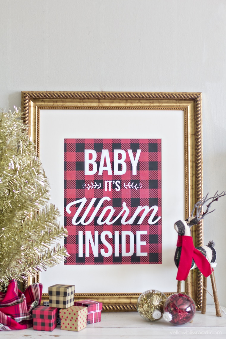 A collection of 40+ Buffalo Check Plaid Free Printables to help you decorate, organize and more for the Christmas Holiday Season.