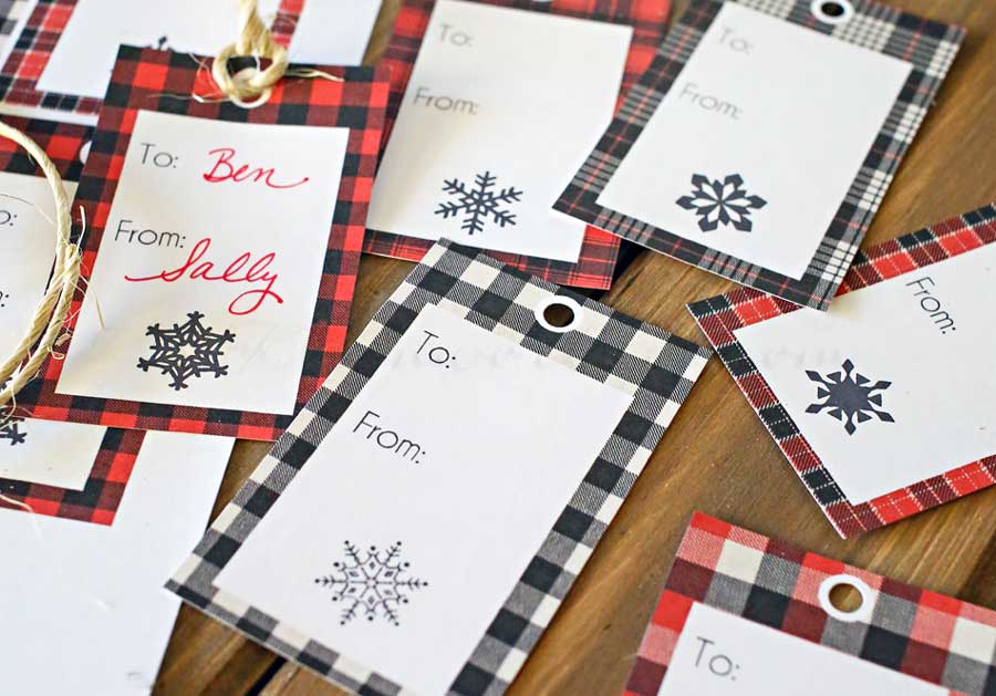 A collection of 40+ Buffalo Check Plaid Free Printables to help you decorate, organize and more for the Christmas Holiday Season.