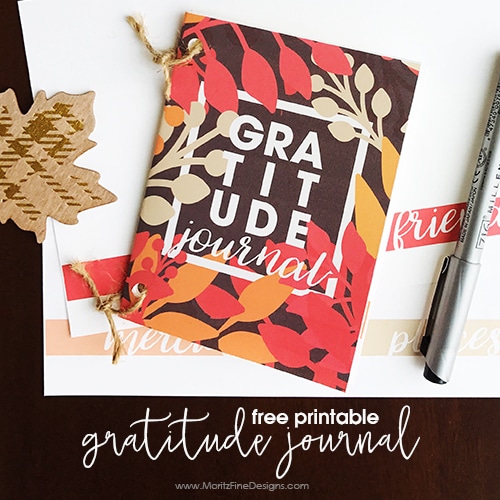 DIY Gratitude Journal {Free Printable}