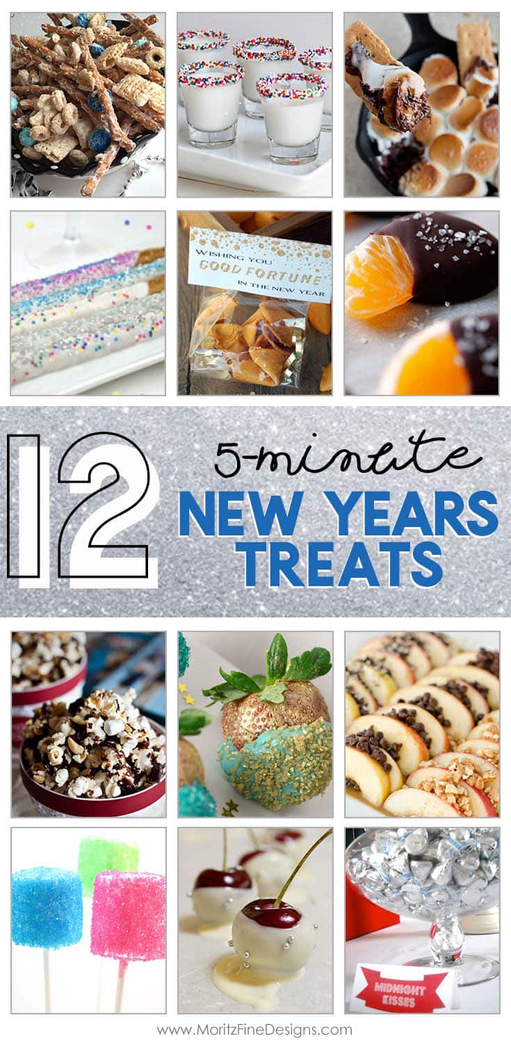 These are the perfect last minute Christmas Treats & Desserts. They are quick and easy, even the kids can help make them for your holiday party or gathering. #NewYearspartyfood #newyearsappetizers #easyappetizers #NewYearsEvefood #newyearsideas