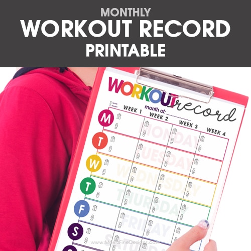 dieting | workout tracker | workout printable | workout routines | free printable