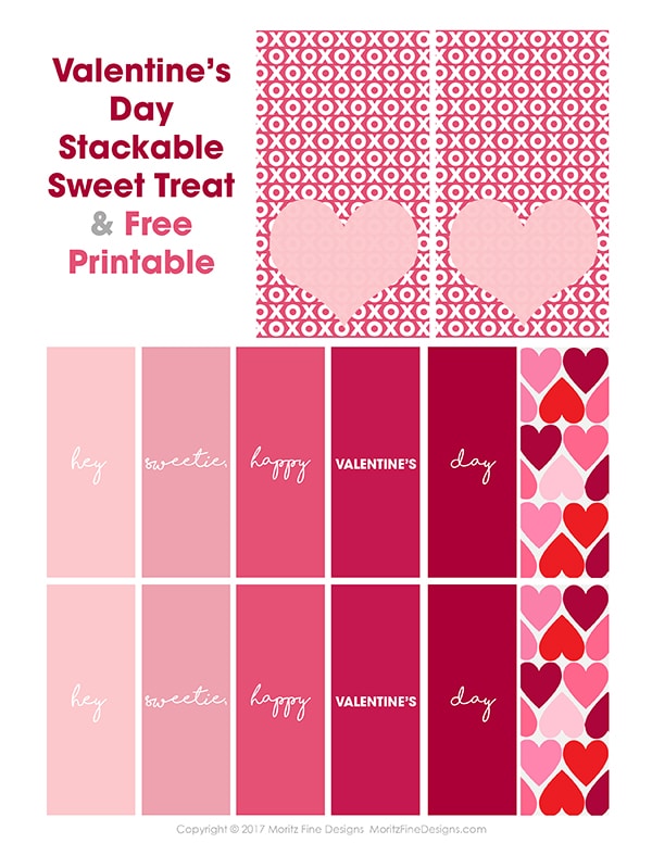 Valentine’s Day Treat | Free Printable for Valentine's Day | Fun Valentine's Day snack for kids & adults