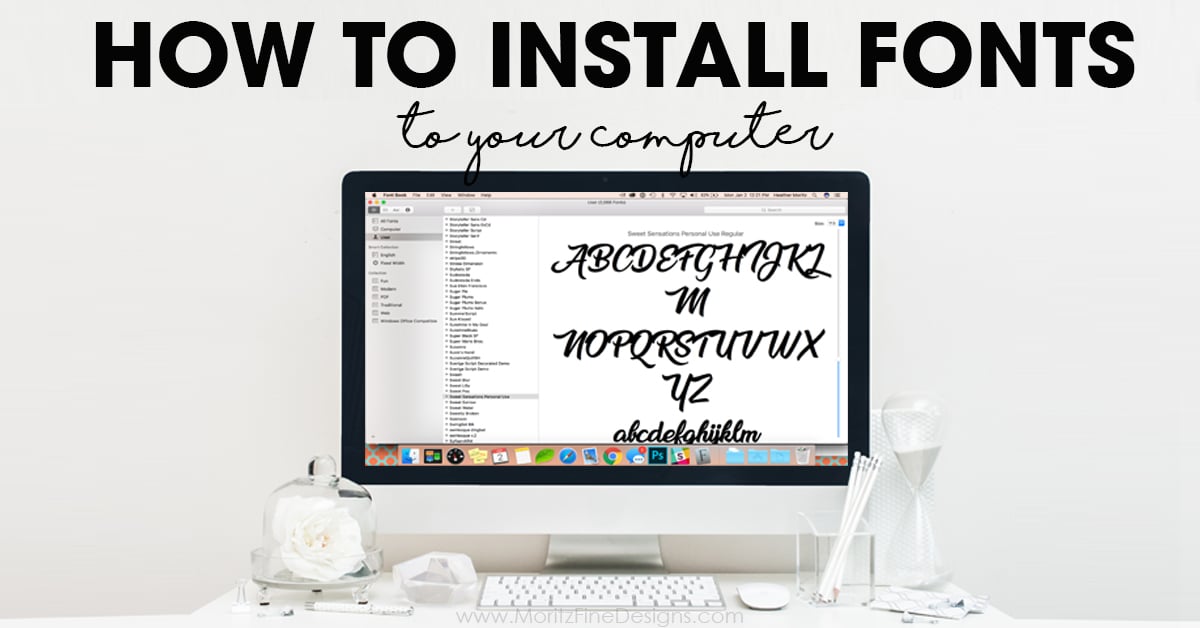 How To Install Fonts On Pc PELAJARAN