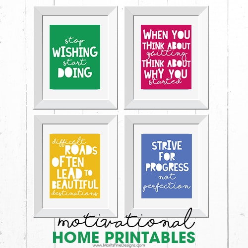 Motivational Quote Printables