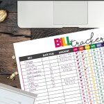 free printable bill tracker | financial organizer | money tracker | get life organized