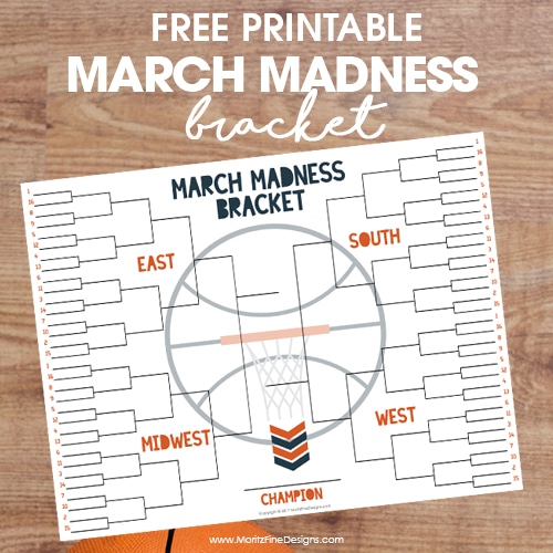 NCAA Free Printable Tournament Bracket