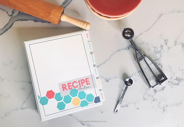 DIY Recipe Book (with Free Printable Recipe Binder Kit!)