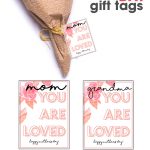 Mother's Day Gift Tag | free printable | mother's day printable card for flowers or any gift | gift for mom, grandma, mother-in-law or step-mom