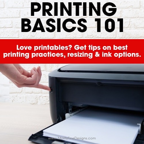 Printing Basics 101 | Printable FAQs