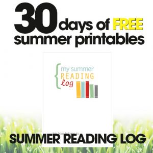 free summer printables | summer reading log | kid's reading tracker | free printable