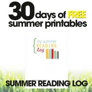 free summer printables | summer reading log | kid's reading tracker | free printable