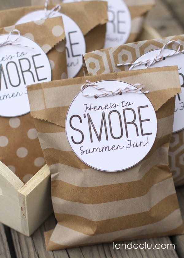 free summer printables | s'mores summer party | fun food for kids | free printable