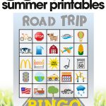 free summer printables | travel car games for kids| road trip bingo | free printables