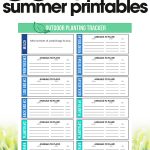 free summer printables | outdoor planting tracker | organize your garden | free printables