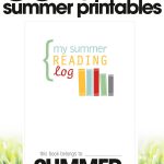 free summer printables | summer reading log | kid's reading tracker | free printable