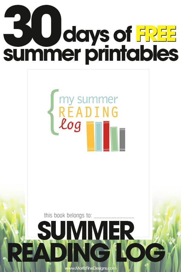 free summer printables | summer reading log | kid's reading tracker | free printable