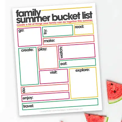 Family Summer Bucket List