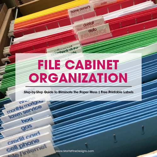 Get Your File Cabinet Organized Like a Pro