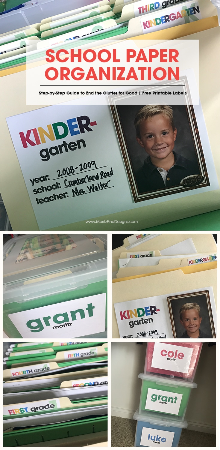 School Paper  Organization  Organize  Your Kid s Papers  for 