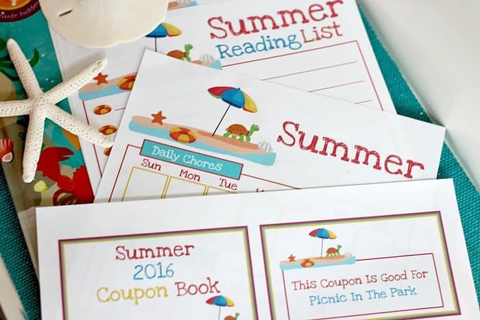 free summer printables | kid's summer activity planner | fun kid's summer activities | free printable