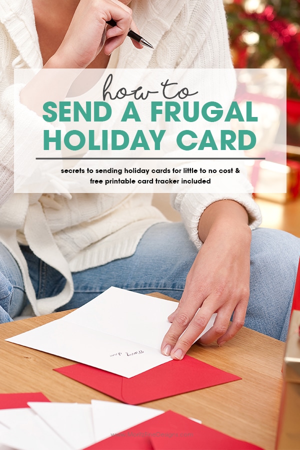 How to Send a Frugal Holiday Card | Free Printable Holiday Card Checklist | Christmas Card Prep Checklist | Step-by-step guide to sending holiday cards.
